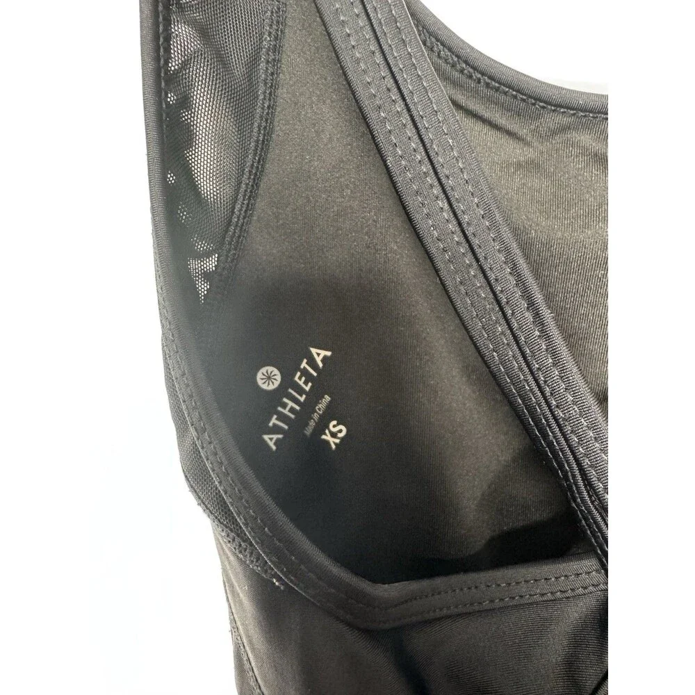 ATHLETA Size XS Womens Unlined Wireless One Piece Sports Swimming Suit Streamlin